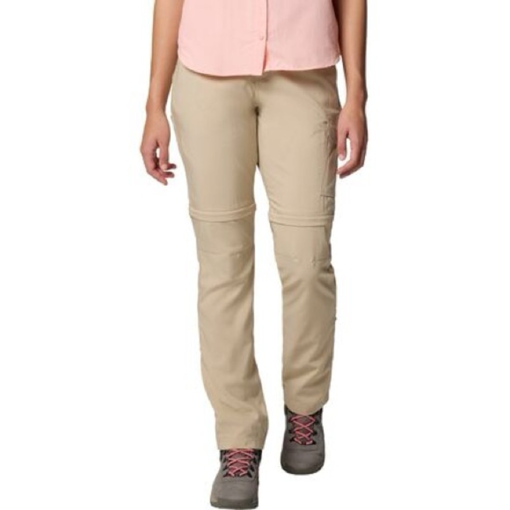 Columbia woman’s Silver Ridge Convertible Pants khaki Size 8 Short